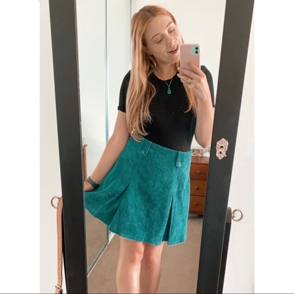 ModCloth Perky Participant Corduroy Skirt - Picture 2 of 2
